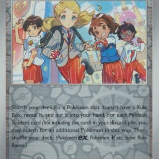 Paldean Student - 085/091 - Common Reverse Holo - Español