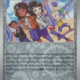 Paldean Student - 086/091 - Common Reverse Holo - Español