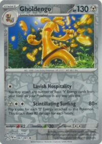 Gholdengo - 067/091 - Holo Rare Reverse Holo - Inglés