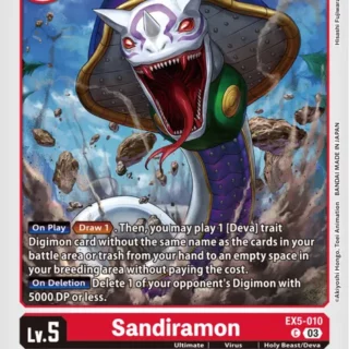 Sandiramon - EX5-010 C