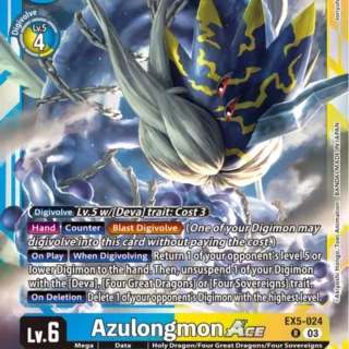 Azulongmon Ace - EX5-024 R