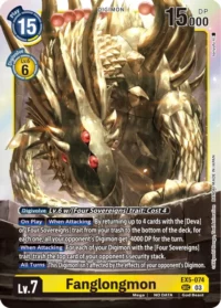 Fanglongmon (Textured) - EX5-074 SEC