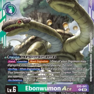 Ebonwumon Ace - EX5-041 R