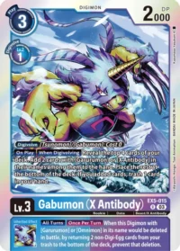 Gabumon (X Antibody) - EX5-015 R