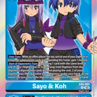 Sayo & Koh - EX5-065 R