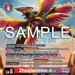 Zhuqiaomon Ace (Alternate Art) - EX5-013 R