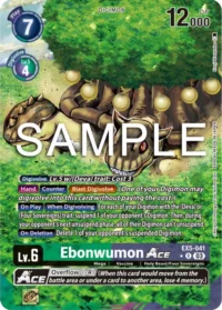 Ebonwumon Ace (Alternate Art) - EX5-041 R