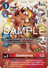 Coronamon (Alternate Art) - EX5-007 U