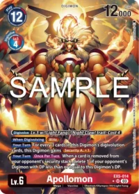 Apollomon (Alternate Art) - EX5-014 SR