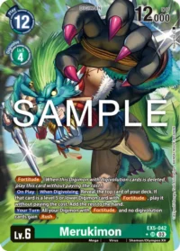 Merukimon (Alternate Art) - EX5-042 SR
