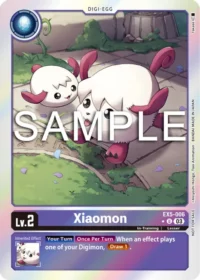 Xiaomon (Animal Colosseum Box Promotion Pack) - EX5-006 U