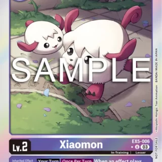 Xiaomon (Animal Colosseum Box Promotion Pack) - EX5-006 U