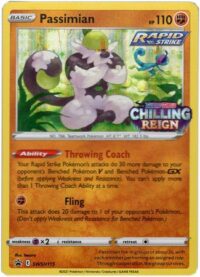 Mini mazo pre release Passimian - Chilling Reign - Inglés