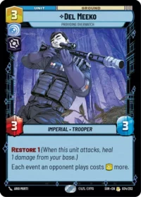 Del Meeko - Providing Overwatch - 034/252 - Rare - Español