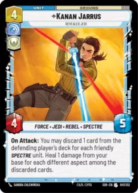 Kanan Jarrus - Revealed Jedi - 047/252 - Uncommon - inglés (Foil)