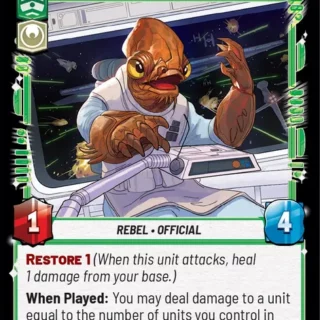Admiral Ackbar - Brilliant Strategist - 097/252 - Rare - inglés