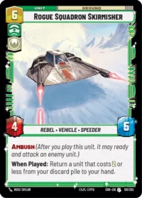 Rogue Squadron Skirmisher - 101/252 - Uncommon - inglés