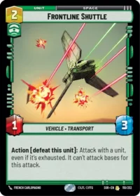 Frontline Shuttle - 110/252 - Rare - Inglés (Foil)