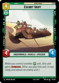 Escort Skiff - 114/252 - Common - inglés