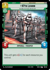 97th Legion - Keeping the Peace on Sullust - 118/252 - Uncommon - inglés (foil)