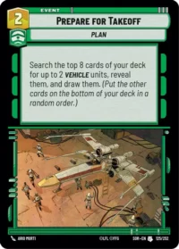 Prepare for Takeoff - 125/252 - Uncommon - inglés (foil)