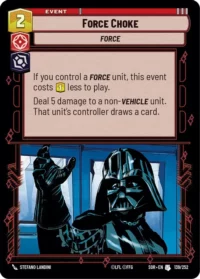 Force Choke - 139 - Uncommon - inglés