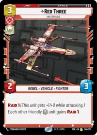 Red Three - Unstoppable - 144/252 - Rare - inglés