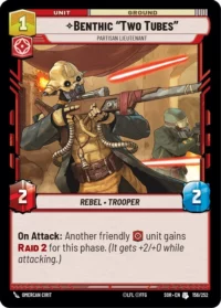 Benthic "Two Tubes" - Partisan Lieutenant - 156/252 - Uncommon - inglés (foil)
