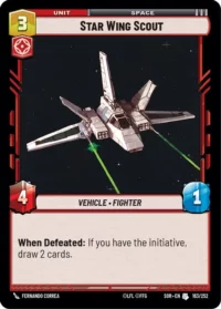 Star Wing Scout - 163 - Uncommon - inglés