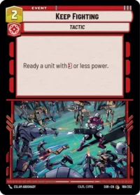 Keep Fighting - 169/252 - Common - inglés (foil)