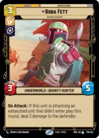 Boba Fett - Disintegrator - 179/252 - Legendary - inglés