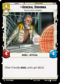 General Dodonna - Massassi Group Commander - 242/252 - Uncommon - inglés (foil)