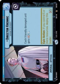 Director Krennic - Aspiring to Authority - 001/252 - Common - inglés