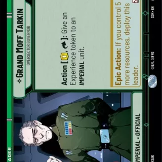 Grand Moff Tarkin - Oversector Governor - 007/252 - Common - inglés