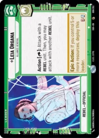 Leia Organa - Alliance General - 009/252 - Common - inglés