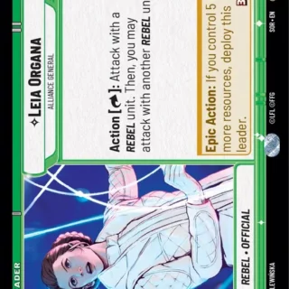 Leia Organa - Alliance General - 009/252 - Common - inglés