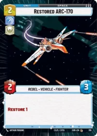 Restored ARC-170 (Hyperspace) - 310 - Common - inglés