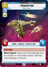Redemption - Medical Frigate (Hyperspace) - 318 - Rare - inglés (Foil)