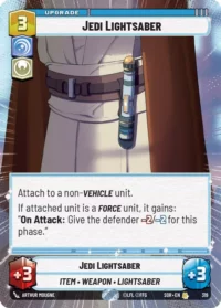 Jedi Lightsaber (Hyperspace) - 319 - Rare - inglés