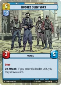Rugged Survivors (Hyperspace Foil) - 332 - Common - inglés