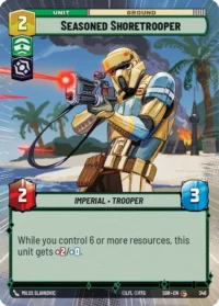 Seasoned Shoretrooper (Hyperspace Foil) - 346 - Common - inglés
