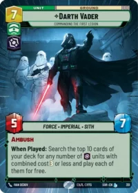 Darth Vader - Commanding the First Legion (Hyperspace) - 351 - Legendary - inglés