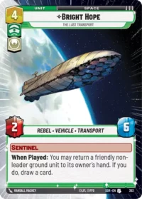 Bright Hope - The Last Transport (Hyperspace) - 363 - Uncommon - inglés