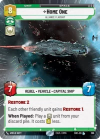 Home One - Alliance Flagship (Hyperspace) - 366 - Legendary - inglés (Foil)