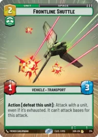 Frontline Shuttle (Hyperspace) - 374 - Rare - inglés