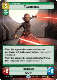 Traitorous (Hyperspace) - 386 - Rare - inglés