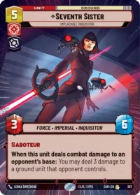 Seventh Sister - Implacable Inquisitor (Hyperspace) - 397 - Rare - inglés