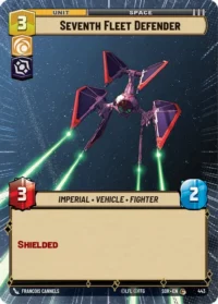 Seventh Fleet Defender (Hyperspace Foil) - 443 - Common - inglés