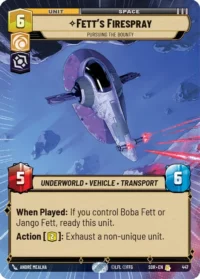 Fett's Firespray - Pursuing the Bounty (Hyperspace) - 447 - Rare - inglés (Foil)