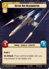 Outer Rim Headhunter (Hyperspace Foil) - 470 - Common - inglés
